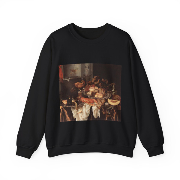 BEYEREN, Abraham van - Still-Life3 (Artwork) Crewneck Sweatshirt