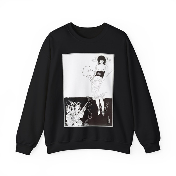 BEARDSLEY, Aubrey - The Stomach Dance (Artwork) Crewneck Sweatshirt