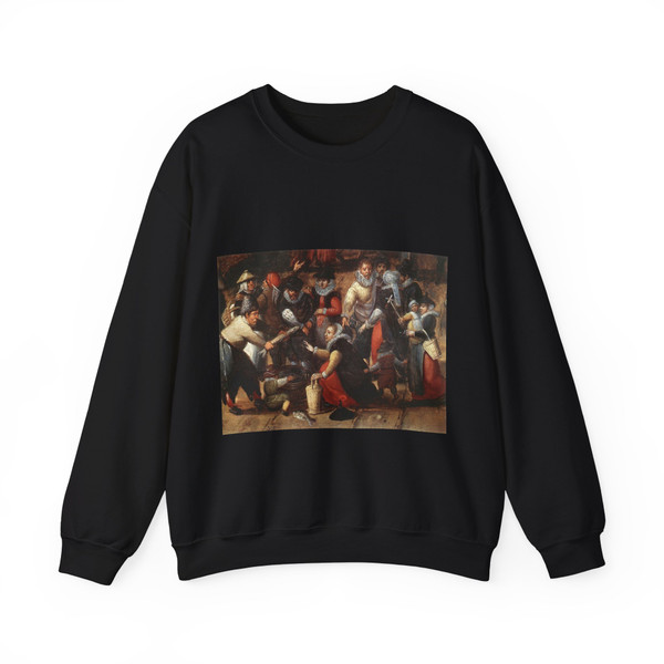 BOL, Hans - Village Feast (detail) (Artwork) Crewneck Sweatshirt