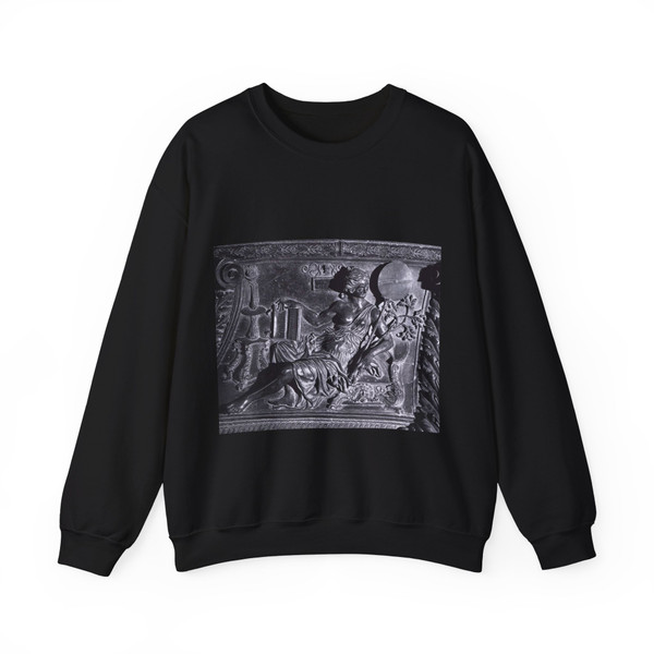 POLLAIUOLO, Antonio del - -sculptures- Perspective (Artwork) Crewneck Sweatshirt