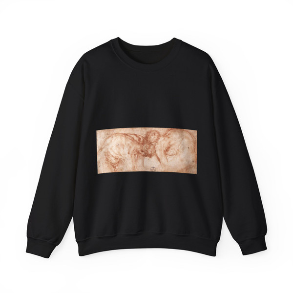 PONTORMO, Jacopo - Two Nudes Compared (Artwork) Crewneck Sweatshirt
