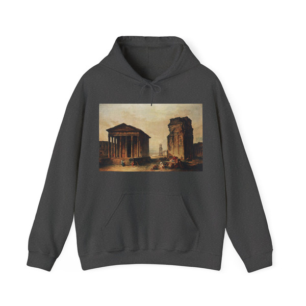 ROBERT, Hubert - Ruins at Nimes (Artwork) Hoodie