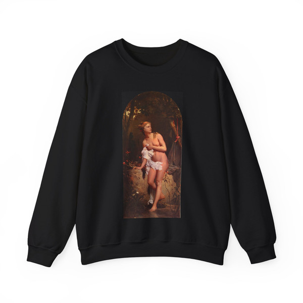 GLEYRE, Charles-Gabriel - Diana (Artwork) Crewneck Sweatshirt