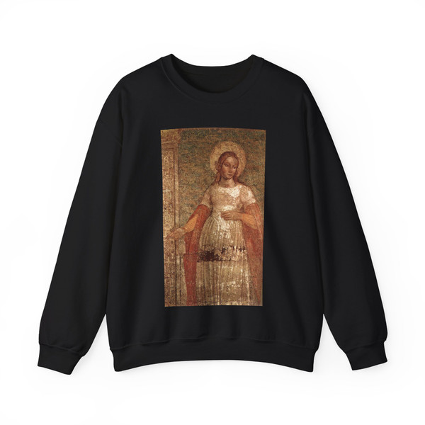 BERGOGNONE, Ambrogio - St Agnes (Artwork) Crewneck Sweatshirt