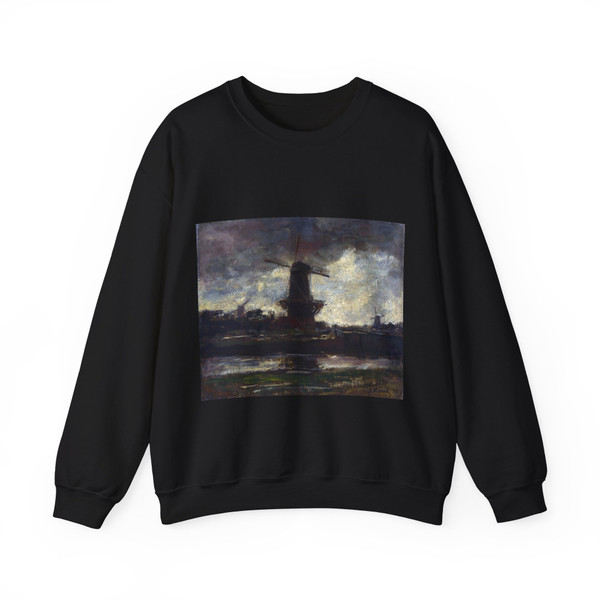 MARIS, Jacob - Three Windmills (Artwork) Crewneck Sweatshirt
