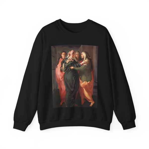 PONTORMO, Jacopo - Visitation 2 (Artwork) Crewneck Sweatshirt
