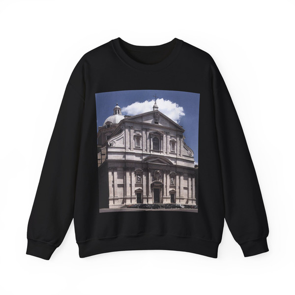 PORTA, Giacomo della - Facade2 (Artwork) Crewneck Sweatshirt