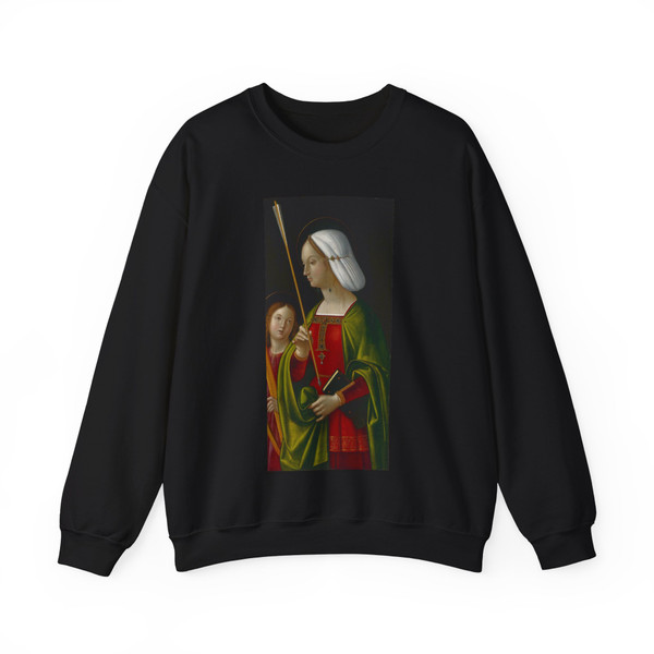 ANTONIO, Solario - Saint Ursula (1) (Artwork) Crewneck Sweatshirt