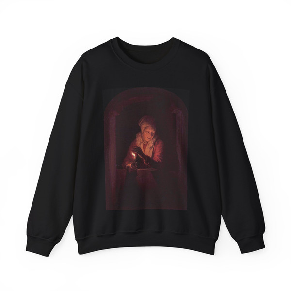 DOU, Gerrit - Candle (Artwork) Crewneck Sweatshirt