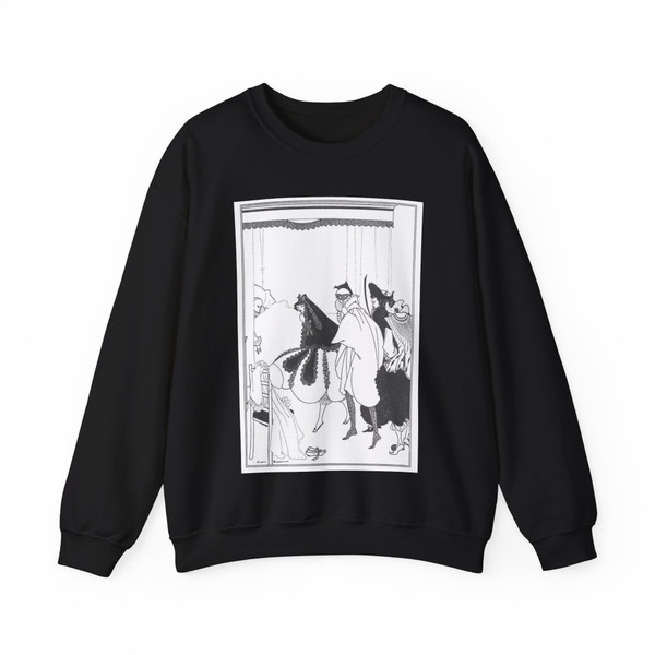 BEARDSLEY, Aubrey - pierrot (Artwork) Crewneck Sweatshirt