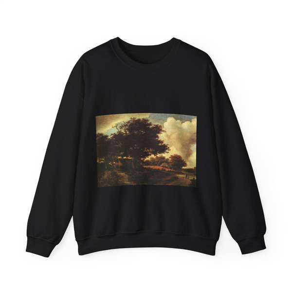 HOBBEMA, Meyndert - Landscape (Artwork) Crewneck Sweatshirt