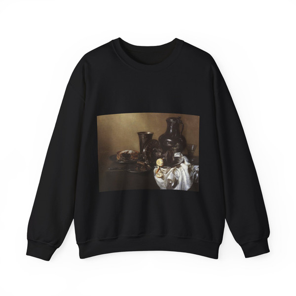 HEDA, Willem Claesz - Still-Life8 (Artwork) Crewneck Sweatshirt