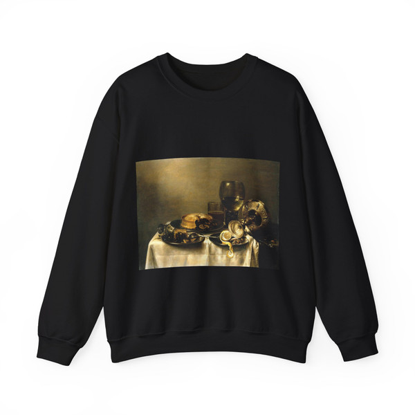 HEDA, Willem Claesz - Still-Life6 (Artwork) Crewneck Sweatshirt
