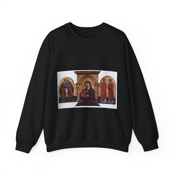 TSAFOURIS, Nikolaos - Triptych (Artwork) Crewneck Sweatshirt