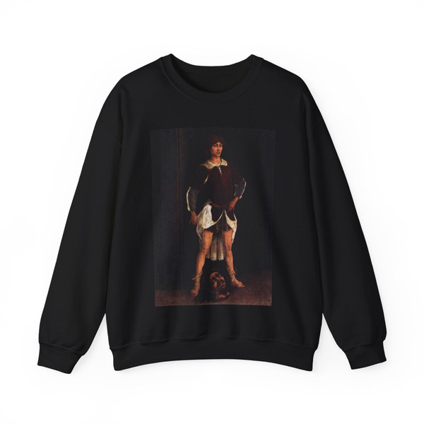 POLLAIUOLO, Antonio del - David Victorious (Artwork) Crewneck Sweatshirt