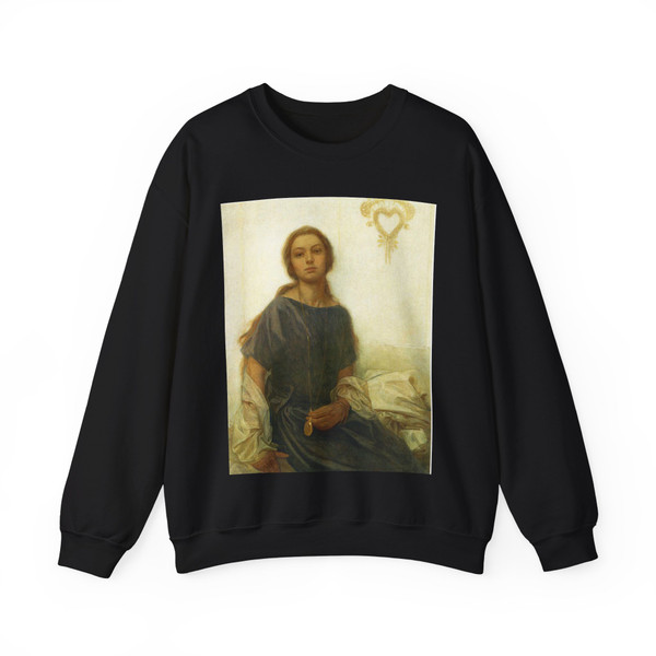 MUCHA, Alphonse Maria - 097 (Artwork) Crewneck Sweatshirt