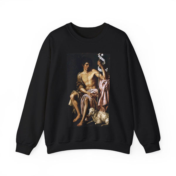 GONZALEZ Y SERRANO, Bartolome - st_john (Artwork) Crewneck Sweatshirt