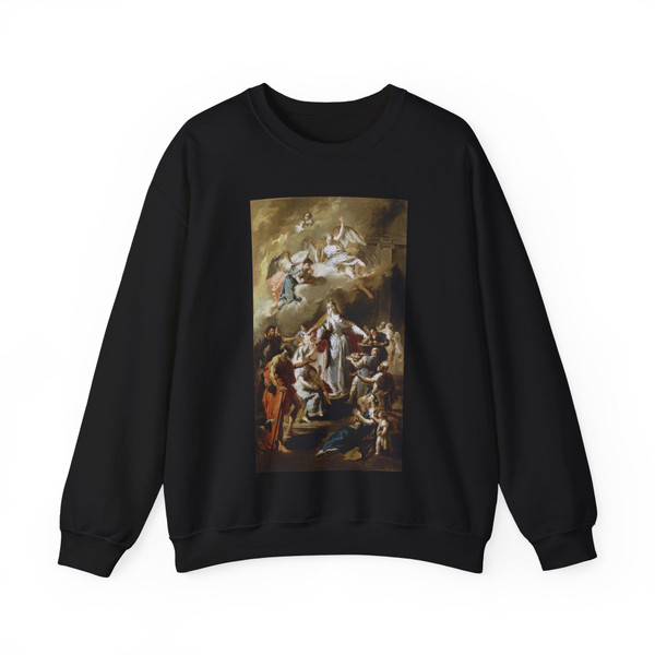 PITTONI, Giovanni Battista - St Elizabeth Distributing Alms (Artwork) Crewneck Sweatshirt