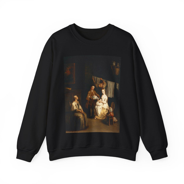 LONGHI, Pietro - An Interior (Artwork) Crewneck Sweatshirt