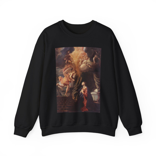 LANFRANCO, Giovanni - The Annunciation (Artwork) Crewneck Sweatshirt