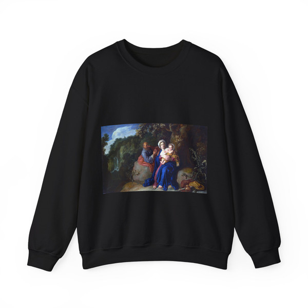 LASTMAN, Pieter Pietersz - The Rest on the Flight into Egypt (Artwork) Crewneck Sweatshirt