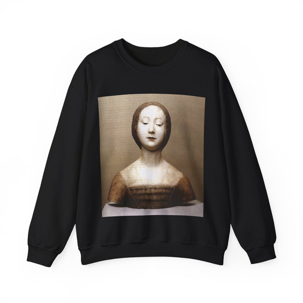 LAURANA, Francesco - Bust of a Lady (Artwork) Crewneck Sweatshirt