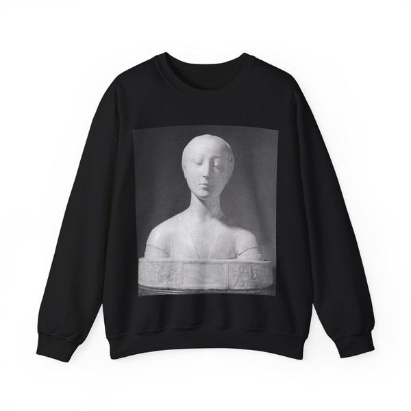 LAURANA, Francesco - Portrait of a Woman (Artwork) Crewneck Sweatshirt