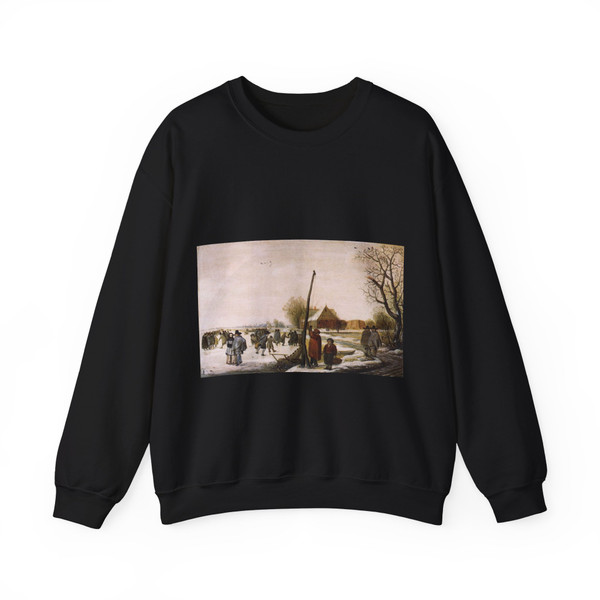 AVERCAMP, Barend - Landscape (Artwork) Crewneck Sweatshirt