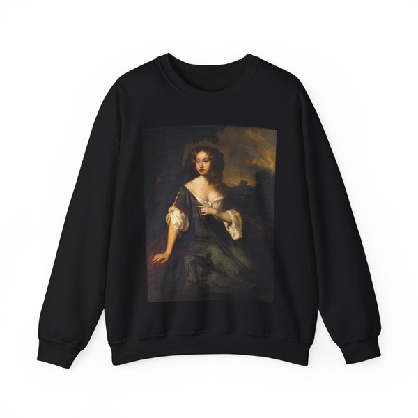 LELY, Sir Peter - Portrait of Lucy Brydges (Artwork) Crewneck Sweatshirt