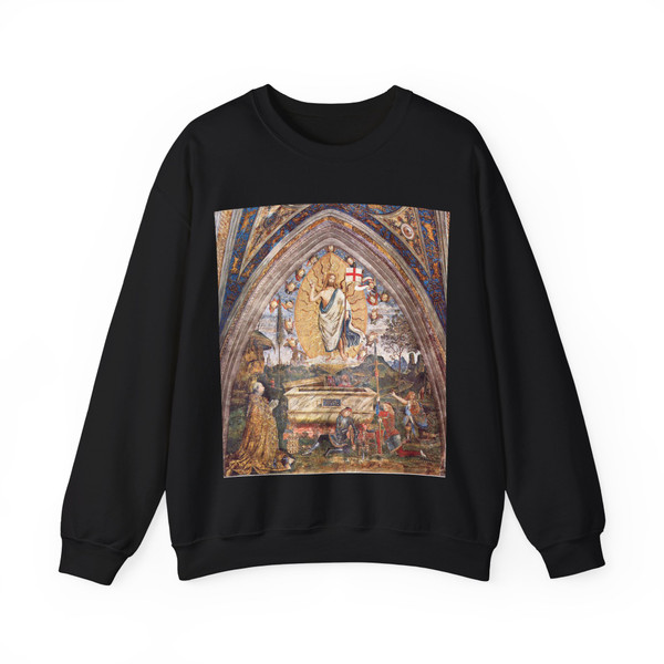 PINTURICCHIO -vatican- The Resurrection (Artwork) Crewneck Sweatshirt