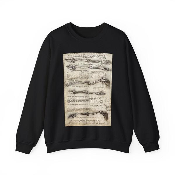 LEONARDO da Vinci - Arms (Artwork) Crewneck Sweatshirt