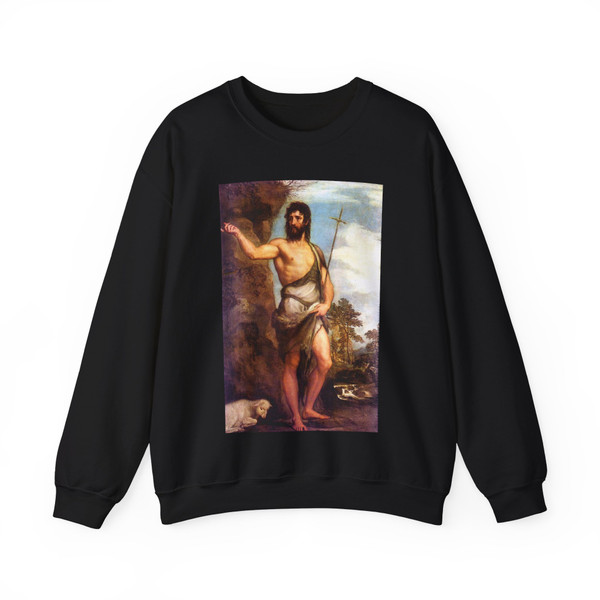 TIZIANO Vecellio - baptist (Artwork) Crewneck Sweatshirt
