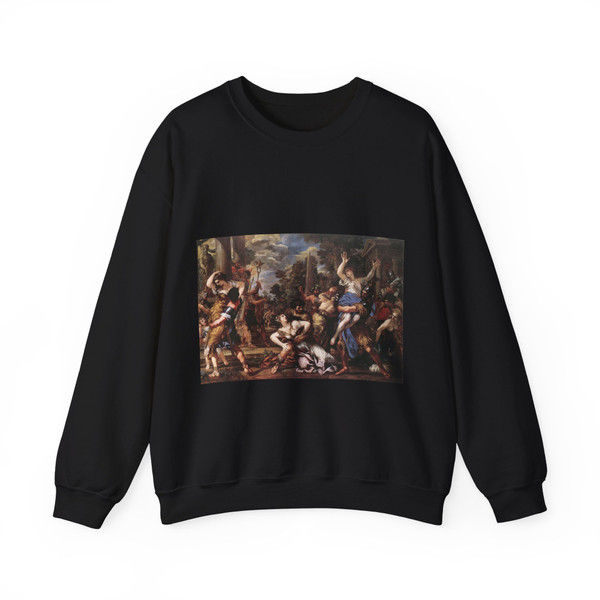 PIETRO DA CORTONA - The Rape of the Sabine Women (Artwork) Crewneck Sweatshirt