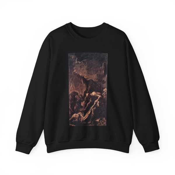 MAGNASCO, Alessandro - Entombment of a Soldier (Artwork) Crewneck Sweatshirt