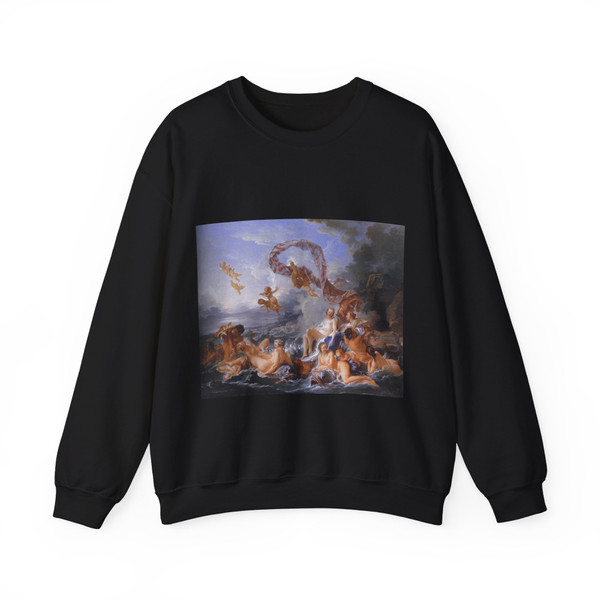 BOUCHER, Francois - 1. until 1749 - The Birth of Venus (Artwork) Crewneck Sweatshirt