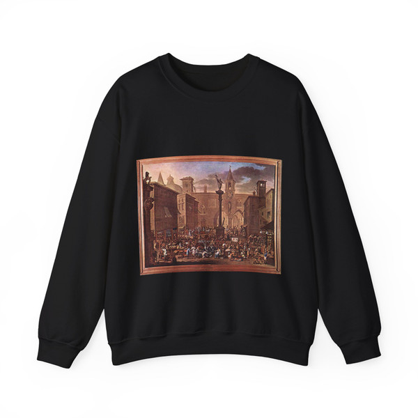 MAGNASCO, Alessandro - Market (Artwork) Crewneck Sweatshirt