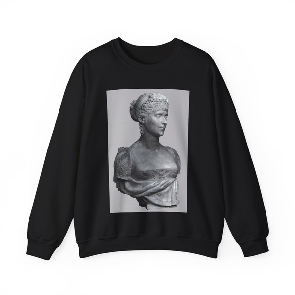 CHINARD, Joseph - Bust of Empress Josephine (Artwork) Crewneck Sweatshirt