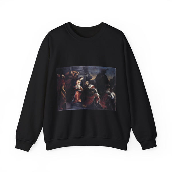 CAMILO, Francisco - Adoration of the Magi (Artwork) Crewneck Sweatshirt
