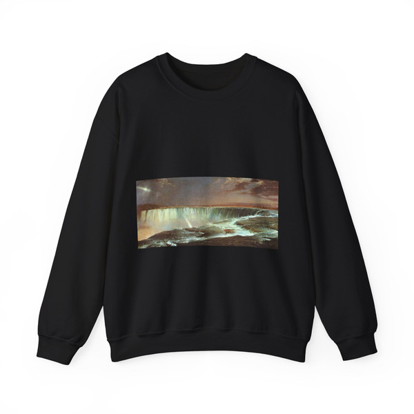 CHURCH, Frederic Edwin - Niagara Falls (Artwork) Crewneck Sweatshirt