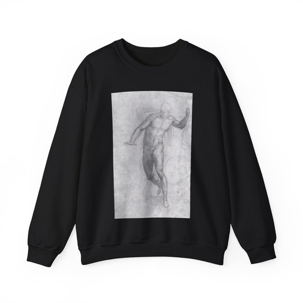 MICHELANGELO, Buonarroti - Risen (Artwork) Crewneck Sweatshirt