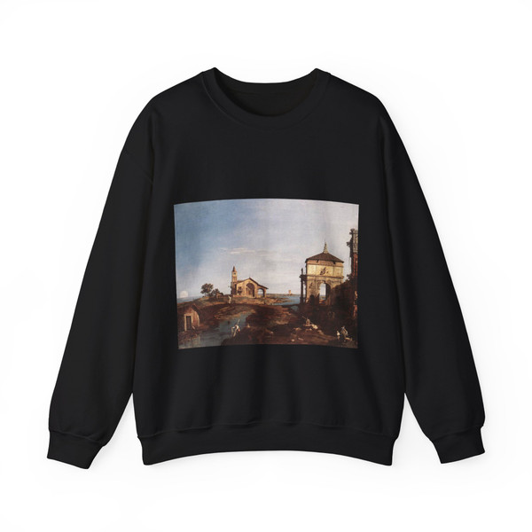 CANALETTO - Capriccio with Venetian Motifs (Artwork) Crewneck Sweatshirt