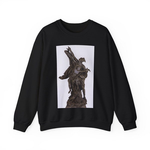 PUGET, Pierre -sculptures- Perseus and Andromeda2 (Artwork) Crewneck Sweatshirt