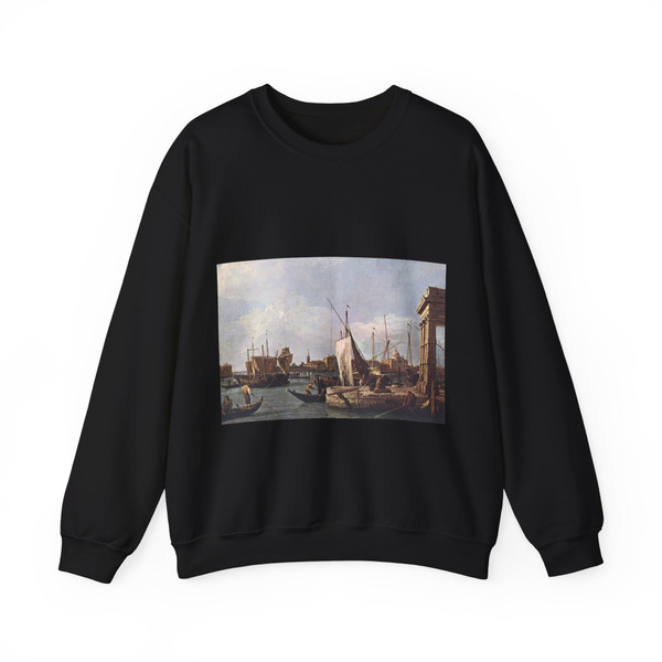 CANALETTO - La Punta della Dogana (Custom Point) (Artwork) Crewneck Sweatshirt