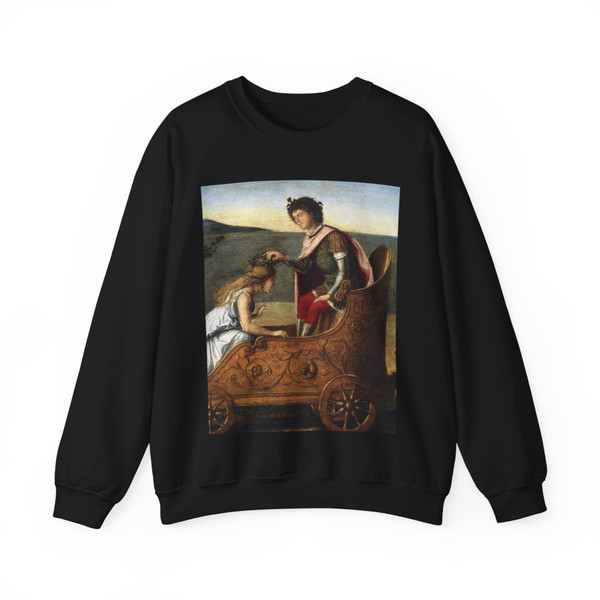 CIMA da Conegliano - The Marriage of Bacchus and Ariadne (detail) (Artwork) Crewneck Sweatshirt