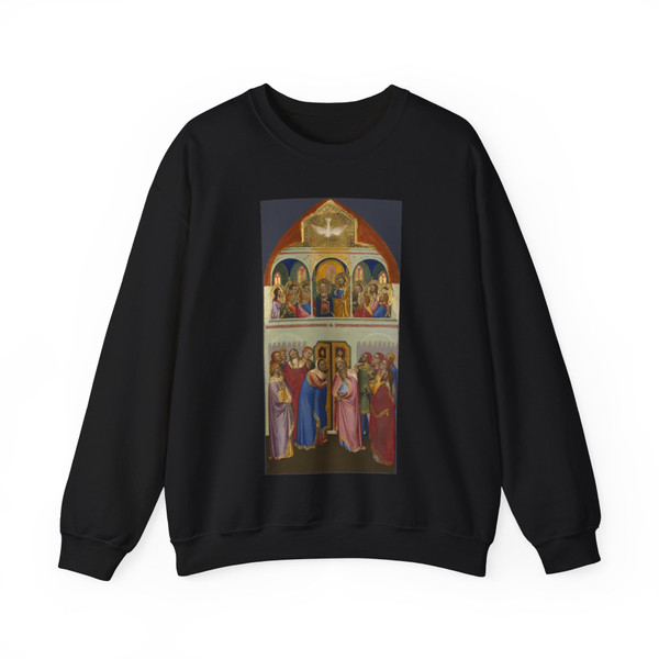 CIONE, Jacopo di - Pentecost (Artwork) Crewneck Sweatshirt