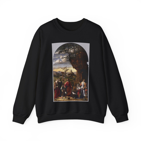 CIMA da Conegliano - Adoration of the Shepherds (Artwork) Crewneck Sweatshirt