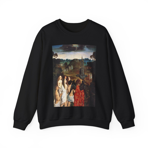 BOUTS, Dieric the Elder - The Way to Paradise (detail) (Artwork) Crewneck Sweatshirt