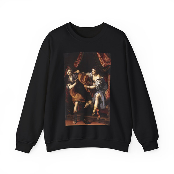 CIGOLI - Joseph and Potiphar's Wife (Artwork) Crewneck Sweatshirt