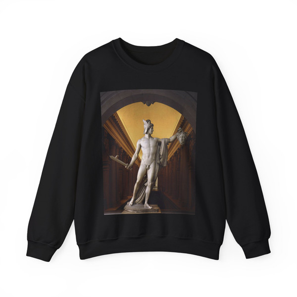 CANOVA, Antonio -from 1800- Perseus with the Head of Medusa (Artwork) Crewneck Sweatshirt
