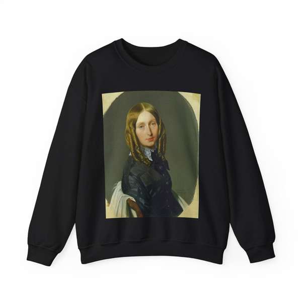 INGRES, Jean-Auguste-Dominique - Madame Reiset (Artwork) Crewneck Sweatshirt